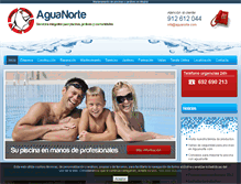 Tablet Screenshot of aguanorte.com